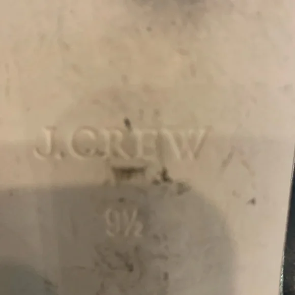 J. Crew Gold Leather Loafers ladies 9.5 - Picture 6 of 7